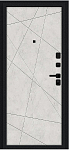 Дверь Браво Граффити-5/SBlack Букле черное/Look Art DIS007411 фото