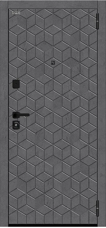 Товар Дверь Браво Кьюб/SBlack Slate Art/Snow Art DIS007431