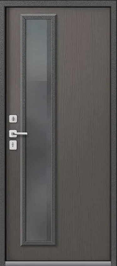 Товар Дверь Термо-10 Антрацит муар - Ясень пепельный DIS007474