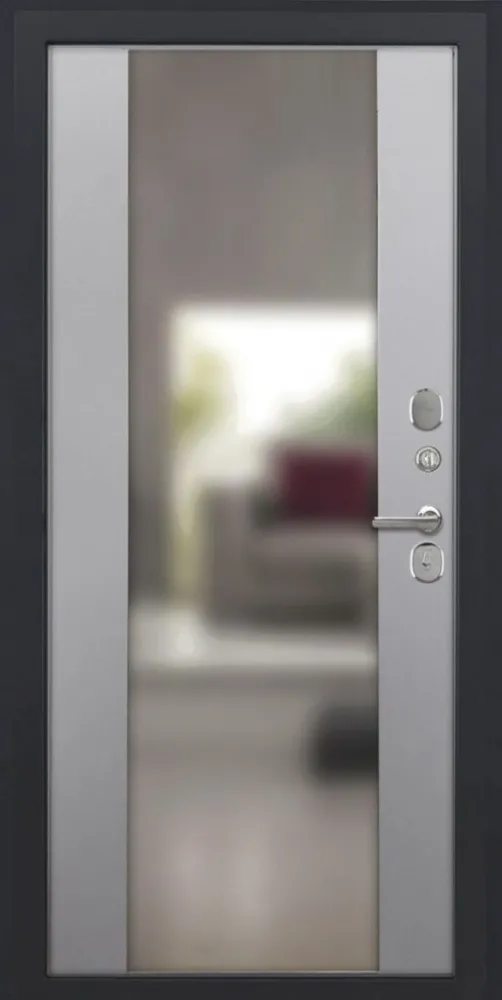 Товар Дверь ДвериПРО Elfy Алиса (16мм, ПВХ софт грей, зеркало) DPRO220487