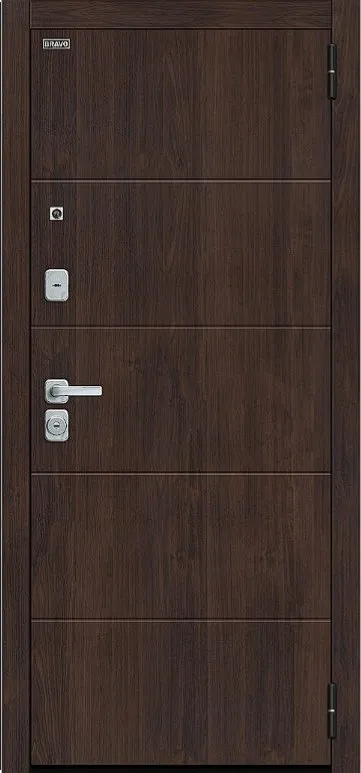 Товар Дверь Браво Флэт/BChrome Almon/Bianco Melinga DIS007437