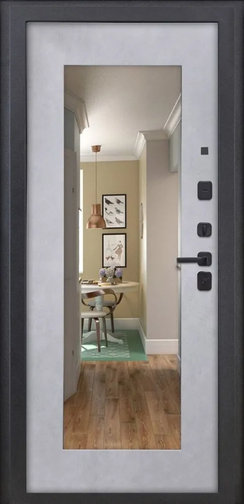 Товар Дверь ДвериПРО Квадро ФЛЗ-603 Бетон снежный DPRO226418