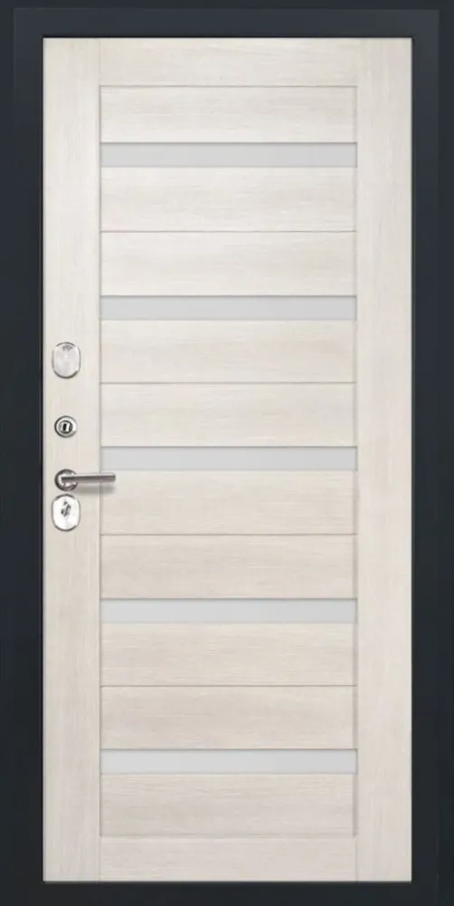 Товар Дверь ДвериПРО Модель L-46 СБ-1 (ст. белое, 16мм, беленый дуб) DPRO221058